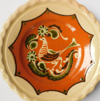 Agyagipar, Karcag -  madaras falitányér 25 cm