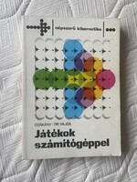 Játékok számítógéppel Commodore 64 es Cimu konyv Retro számítástechnikai