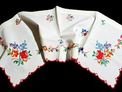 Kalocsai mintával hímzett drapéria 115 x 38 cm