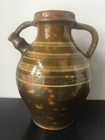 Népi kerámia kiöntő 32cm.