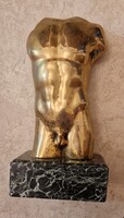 Bronz férfi torzó