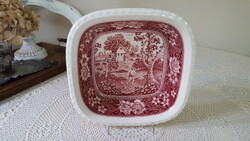 Villeroy & Boch"Rusticana porcelán szögletes köretes,tálaló tál 21 cm.