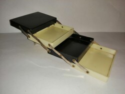 Retro bakelit cigaretta tartó, kínáló doboz (3/K)