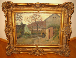 EREDETISÉG IGAZOLÁSSAL CSODÁS  ÁLDOR JÁNOS LÁSZLÓ /1895-1945/  UTCAKÉP