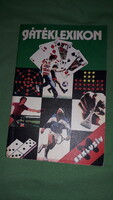 1984.Burger András:Játéklexikon IM-exkluzív könyv képek szerint Ifjúsági Lap