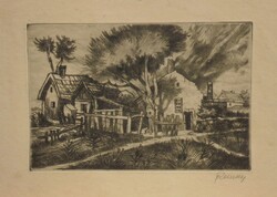 Remsey Jenő (1885-1980) : Faluszéli házak