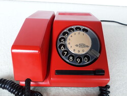 Retro CB 811 MM Piros tárcsás telefon