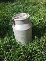 Retro régi 5 literes  aluminium tejes kanna bödön