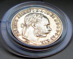 Ferenc József - ezüst 1 forint - 1883 - kapszulában
