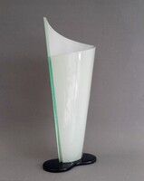Ettore Sottsass - posztmodern 'Lui' üveg váza 1990 - RSVP Italia Ettore Sottsass Associati