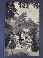 Régi képeslap Tihany Újlak elpusztult község Árpád kori templom romjai