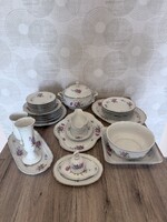 Hollóházi Hajnalka Mintás Porcelán 6 Személyes Étkészlet A15152