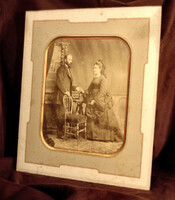 Divald Károly: Ludmann Ottó és felesége, Riedel Anna, Eperjes, c. 1872