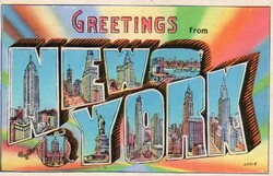 Képeslap: USA, New York.