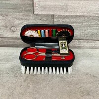 Reise-Set német ruhajavító készlet kefével