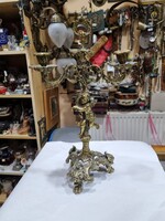 Régi réz gyertyatartó