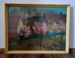 S. Unger Károly: Tavasz 48x63