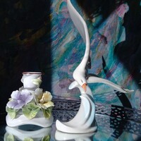 Hollóházi sirály + AJÁNDÉK gyertyatartó