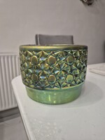 Zsolnay extra ritka modern eozin kaspó