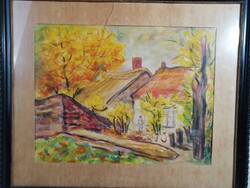 FARKASHÁZY MIKLÓS /1895-1964/ - TIHANYI ŐSZ 1958
