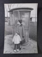 Régi fotó  Telefonfülke 1966-ban