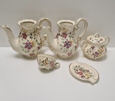 Zsolnay Pillangós kanna + cukortartó