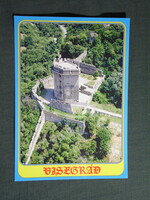 Képeslap,Visegrád,Vár,Salamontorony látkép,részlet, 1990-
