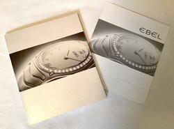 Óragyűjtők! A luxusóra gyártó EBEL cég kiadványa a cégről és modelljeiről árjegyzékkel 2002-ből