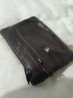 Használt bőr pénztárca kulcstartó, tolltartó ceruza tok bőr új egyben.