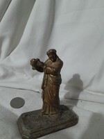 Bronz ötvözet Jézus tanít szobor régi