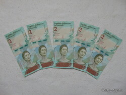 Venezuela 5 darab 2 bolivar 2018 Sorszámkövető Szép bankjegyek