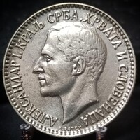 Jugoszlávia 1 Dinár, 1925 Verdejel ''villám'' B06D2