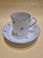 LOKET (Elbogen) porcelán kávéscsésze aljjal