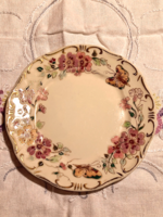 PILLANGÓ MINTÁS ZSOLNAY PORCELÁN KISTÁNYÉR 16,5cm