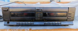 Retro Vintage Siemens RC-300 Kétkazettás Hi-Fi Magnó Deck