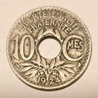 1924. 10  Centimes Franciaország (618)
