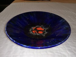 Ferenczy Kati jelzett, zsűrizett falitányér, 28 cm