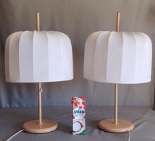 Hatalmas 72 cm Mid century asztali lámpa párban 1970 ALKUDHATÓ