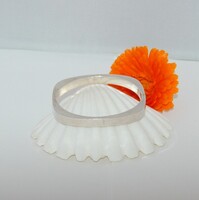 Elegáns sterling ezüst merev karkötő