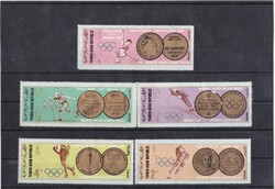 Jemeni Arab Köztársaság emlékbélyegek teljes-sor 1968