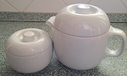Alföldi Saturnus kávé, tea kiöntő és cukortartó - retro