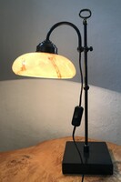 Íróasztali lámpa fekete gránit talpon