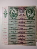 Gyüjtöknek! 1936 os sorszámkövető 10 pengő