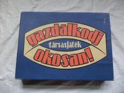 Gazdálkodj okosan retro társasjáték, újszerű! Extra! (4992)