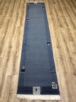 NEPÁLI kézi csomózású gyapjú futó szőnyeg, 73 x 355 cm