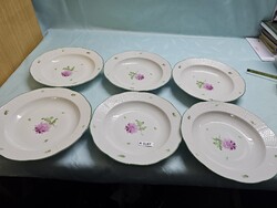 A1147 Herendi Tertia Őszirózsa mintás levesestányér 24,5 cm