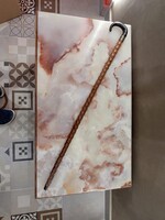 Kínai borsfa sétabot ezüst rátéttel