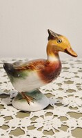 Bodrogkeresztúri kerámia kacsa figura 9 cm