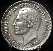 Jugoszlávia 1 Dinár, 1925 Verdejel nélkül A04E2
