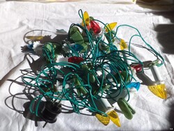 Retro karácsonyfa izzósor, fényfűzér (4938)